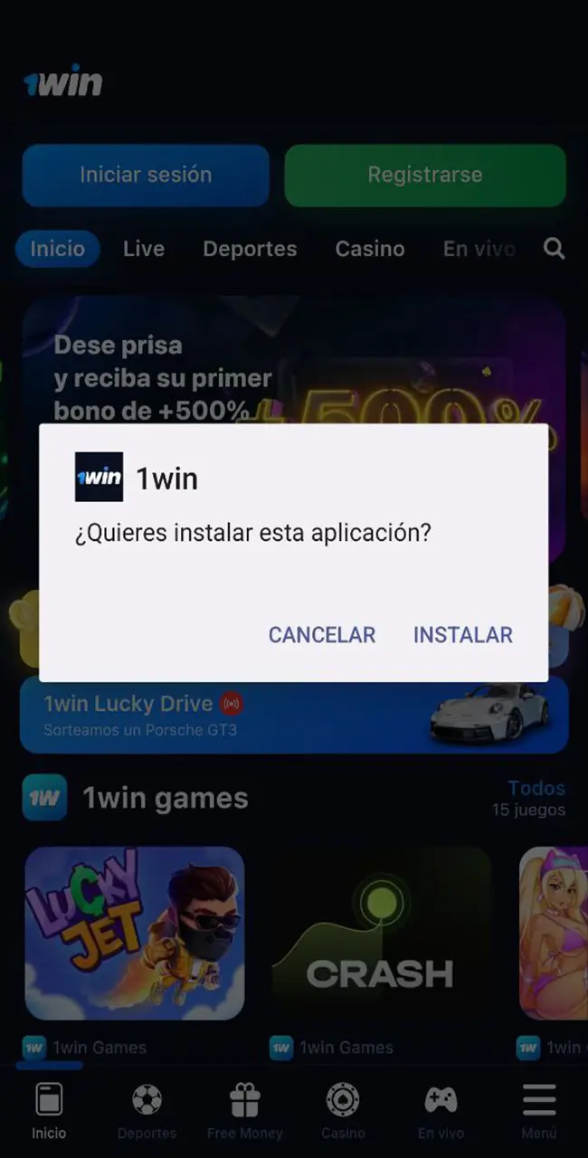 You can download the 1win application in Chile.