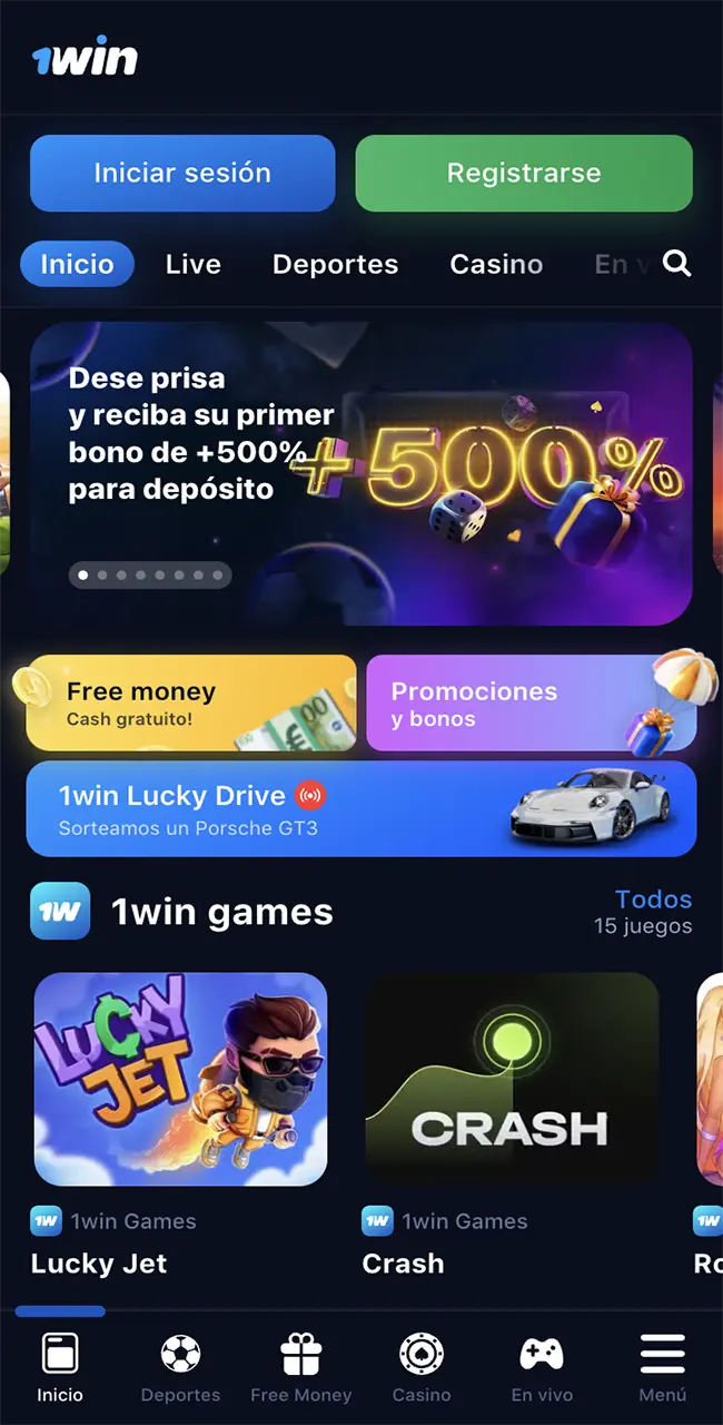 Go to the platform to download the 1win application.