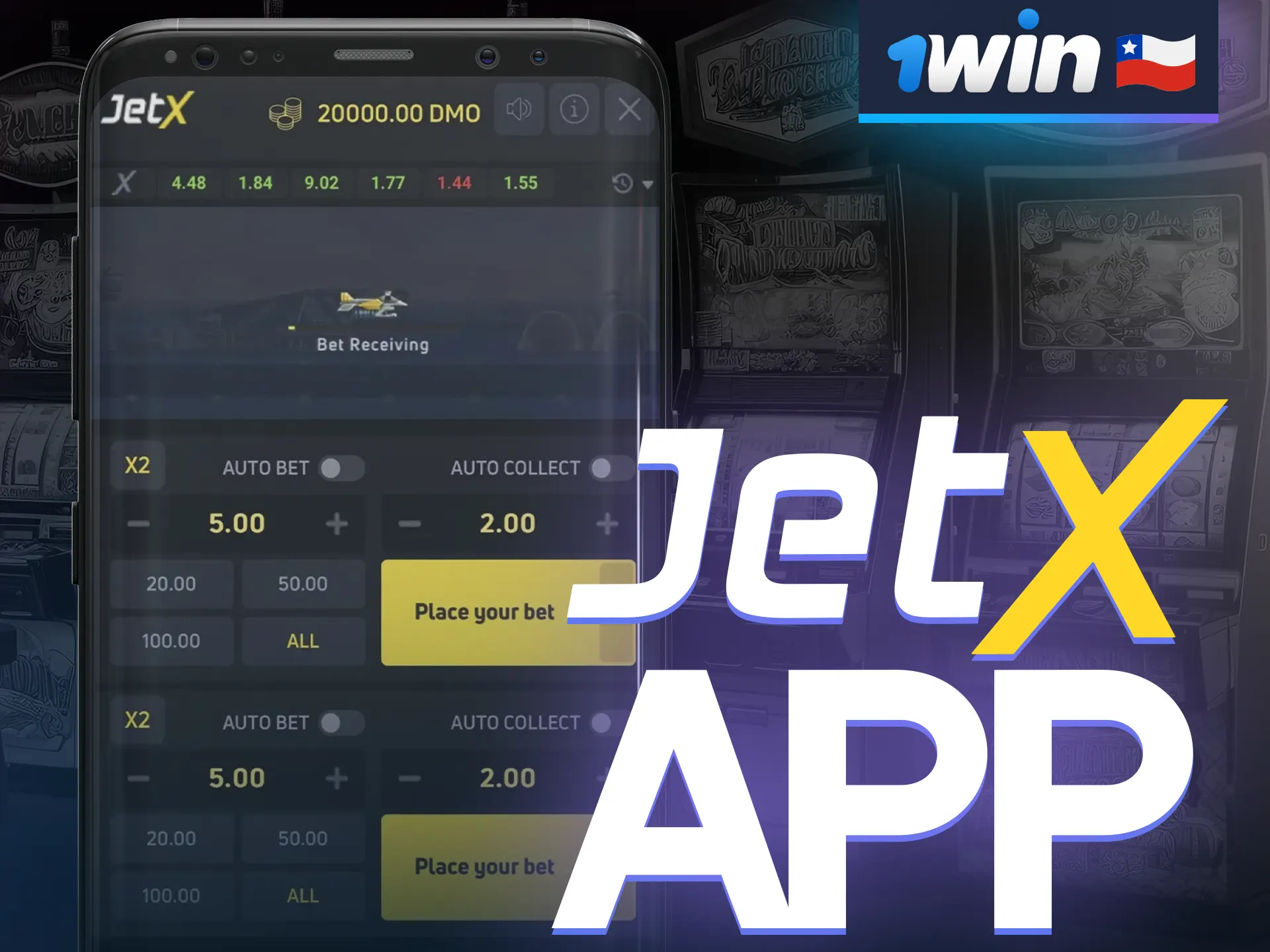 Players can download the 1win JetX app to start playing and get a bonus for the installation.