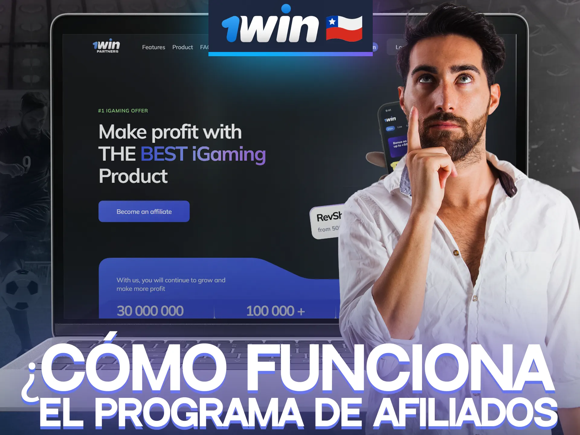 How to earn money with the 1win affiliate program.