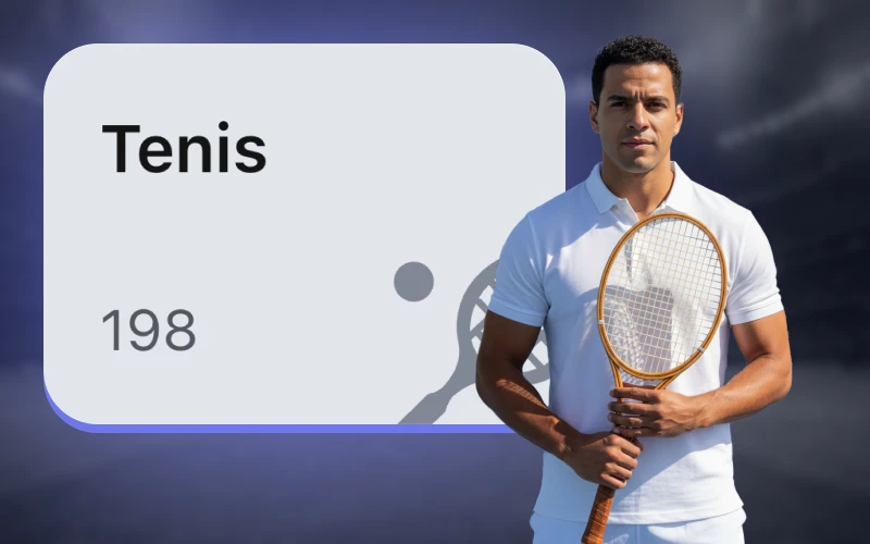You can bet on major tennis tournaments at 1Win.