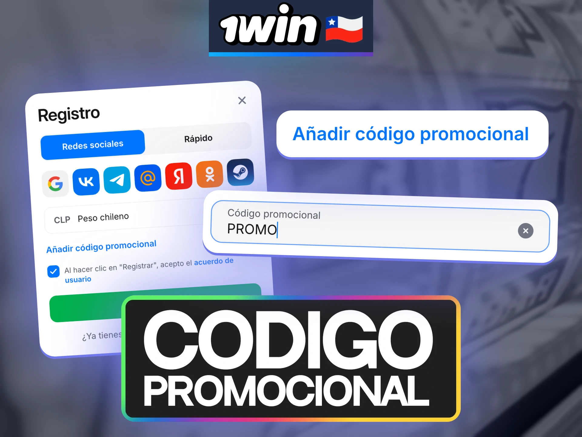 Use the 1win promo code and get extra bonuses.